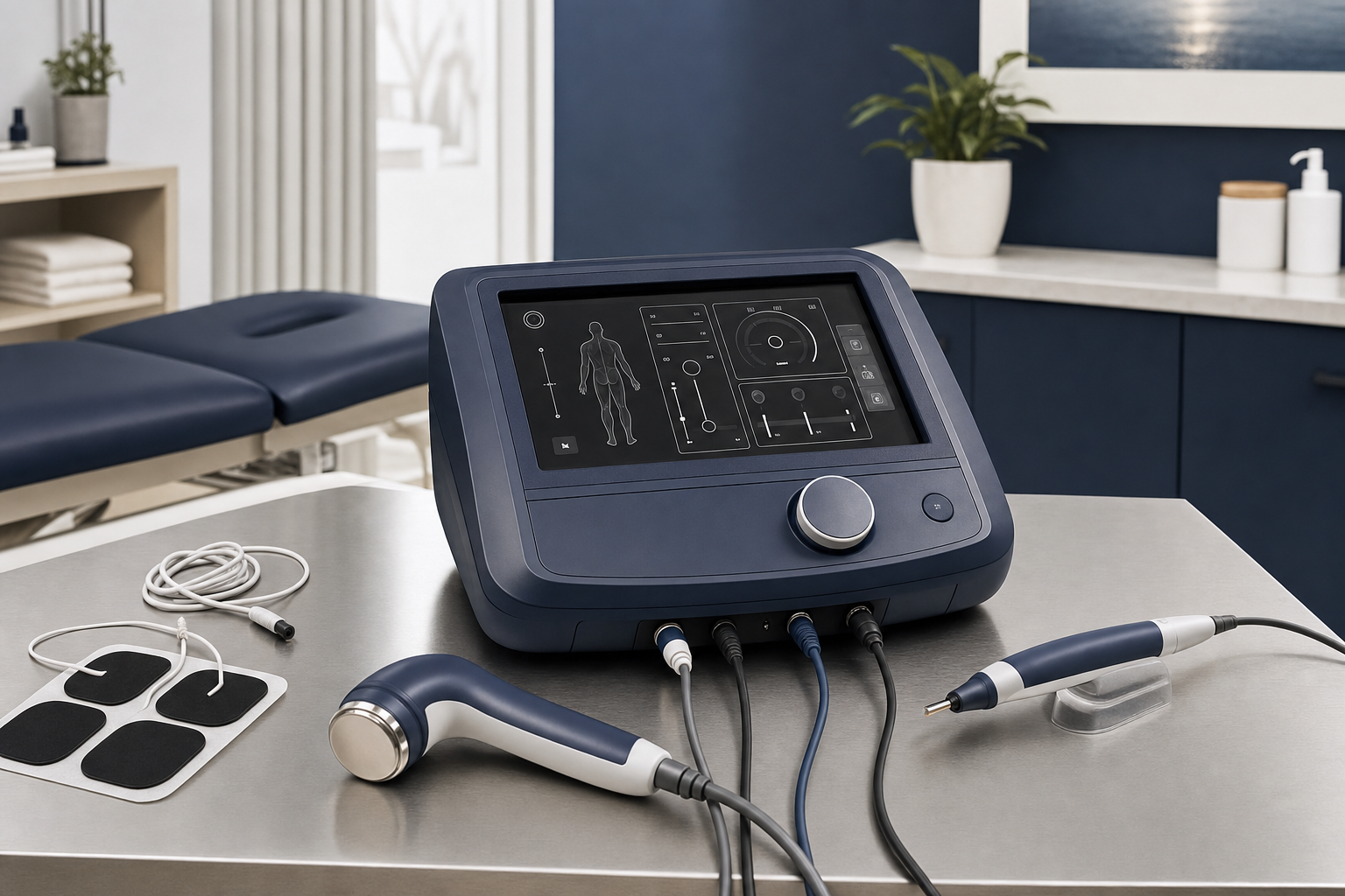 PulseFlex Pro Combination Therapy Station — TENS + US + Cold Laser – Strukmyer, Made in USA