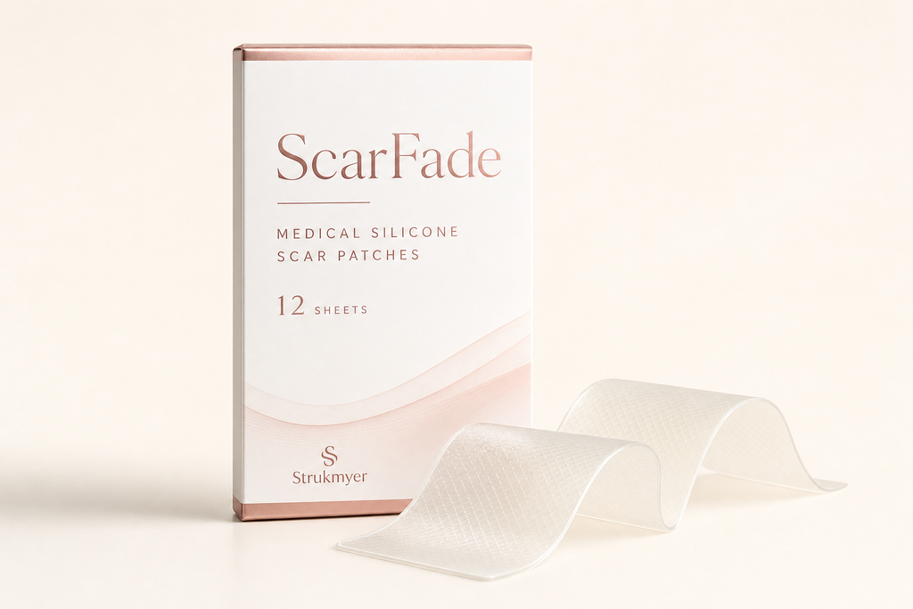 ScarFade Medical Silicone Scar Patches – 12 Reusable Sheets – view 1